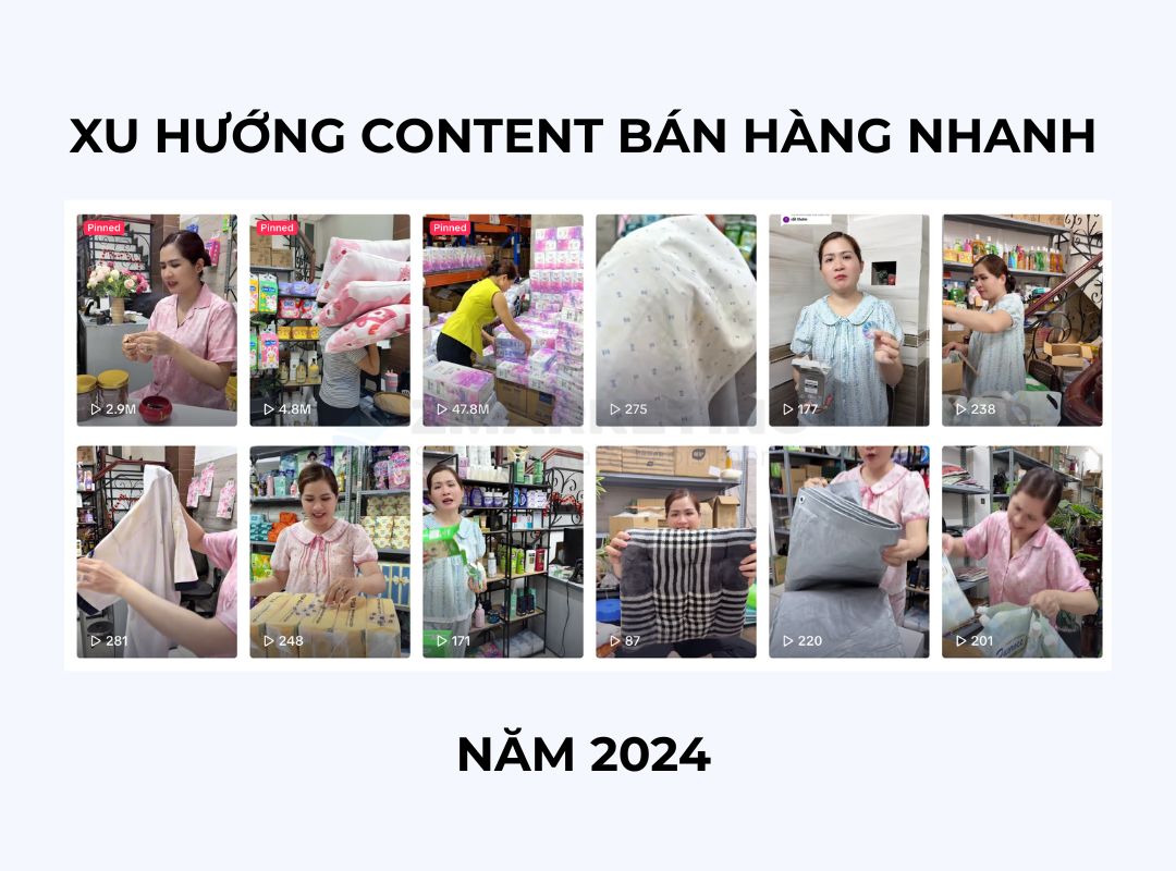 XU HƯỚNG CONTENT BÁN HÀNG NHANH